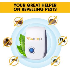 Upgrade Pest Repeller, Plug-in Pest Repellent, 6-Pack, Pest Control, Indoor Use, Anti Mice, Mosquitos, Insects, Bugs, Ants, Spiders, Rodents, Rats